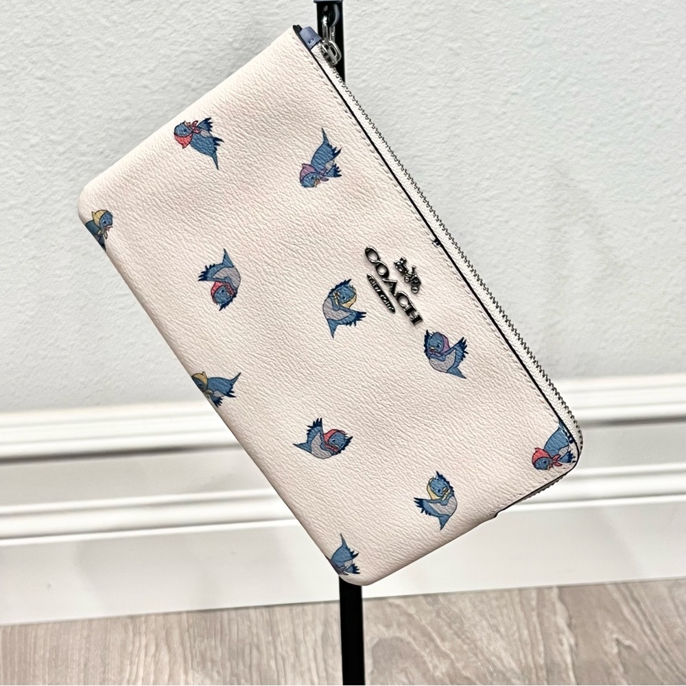 Coach x Disney Cinderella Birds Limited Edition Large Corner Zip Wristlet
